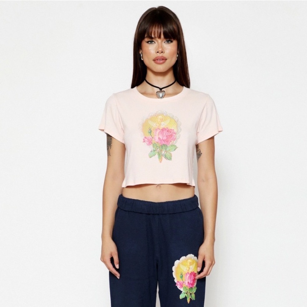 BOYS LIE X Room To Grow Baby Tee Size Medium